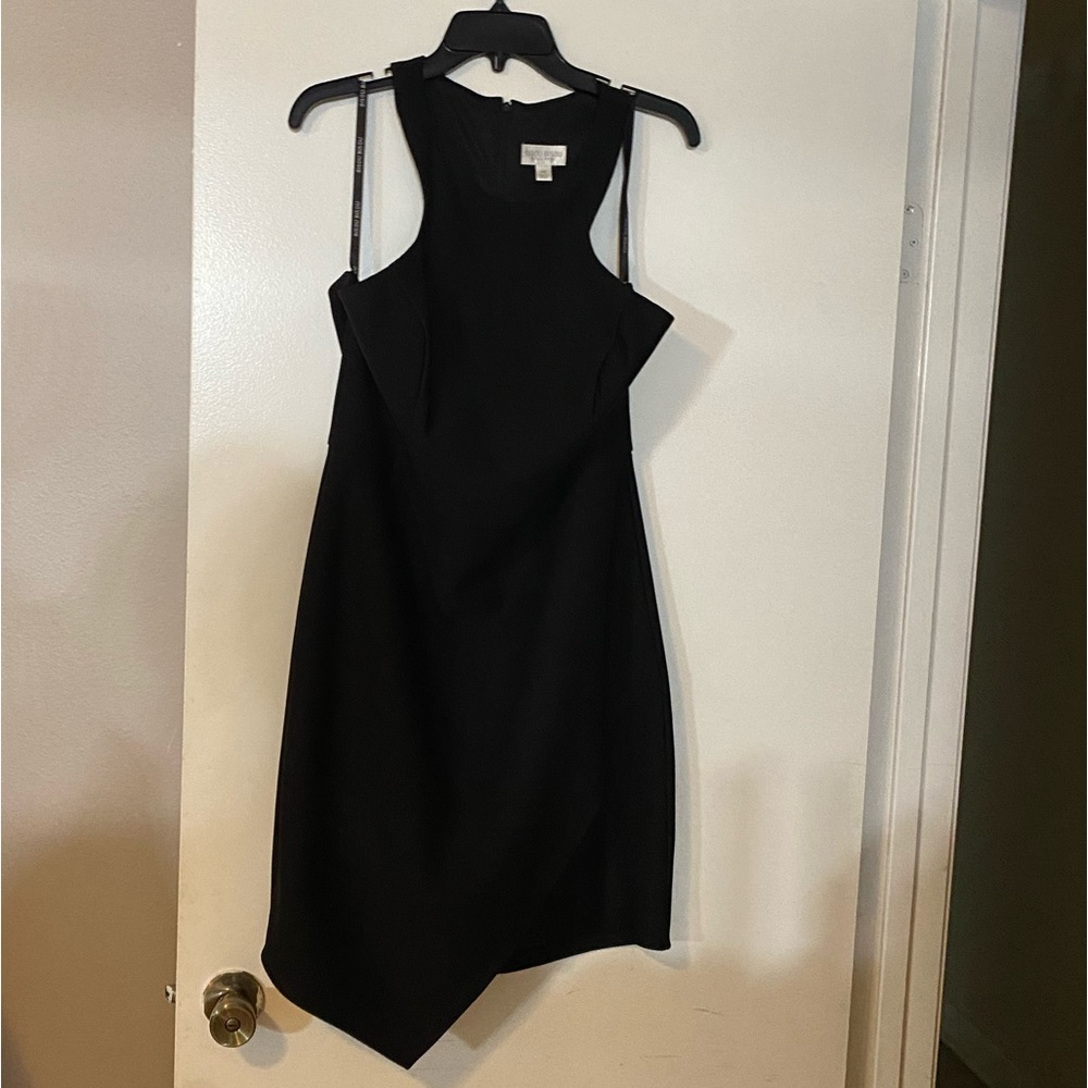 Bisou Bisou black asymmetrical dress